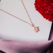 Two Sided Star Pendant Chain